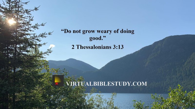 2 Thessalonians 3 | NASB - Virtual Bible Study™